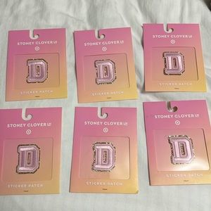 🩷 BRAND NEW STONEY CLOVER LANE X TARGET PATCHES IN LETTER D🩷